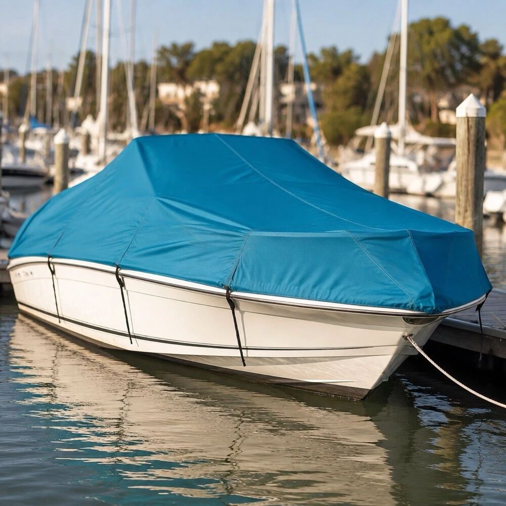 Taylor Made 77996OT Teal Cuddy Cabin Boat Cover 20’5”-21’4” I/O